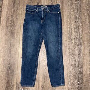 Women’s Size 30 Levi’s 311 Shaping Skinny Dark Wash Denim Blue Jeans